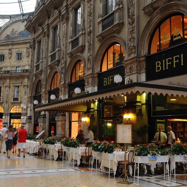 Biffi restaurant in Milan