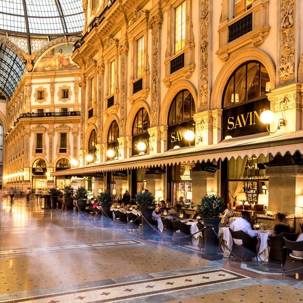 Savini restaurant in Milan